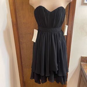NWT Rami Kashou Bebe Black Cruise Party Wedding Event Dress Size 2 New